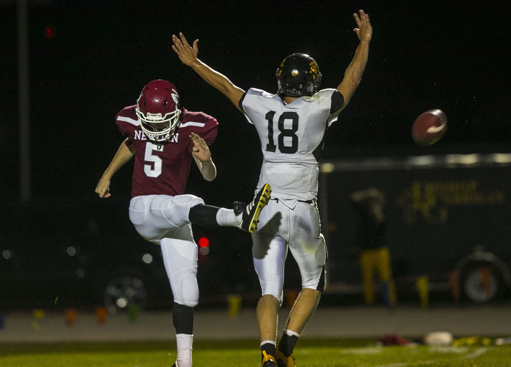 FBall Newman vs. Bishop Garrigan 26